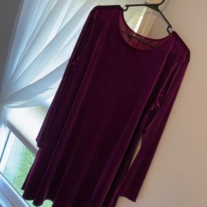 Velvet Long Sleeve Dress